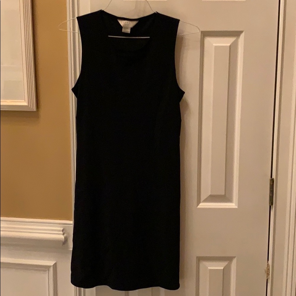 Express Tricot Basic Black/Diagonal Slimming Seams - image 2